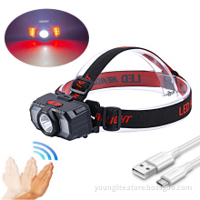 2 Watts promotion rechargeable headlamp